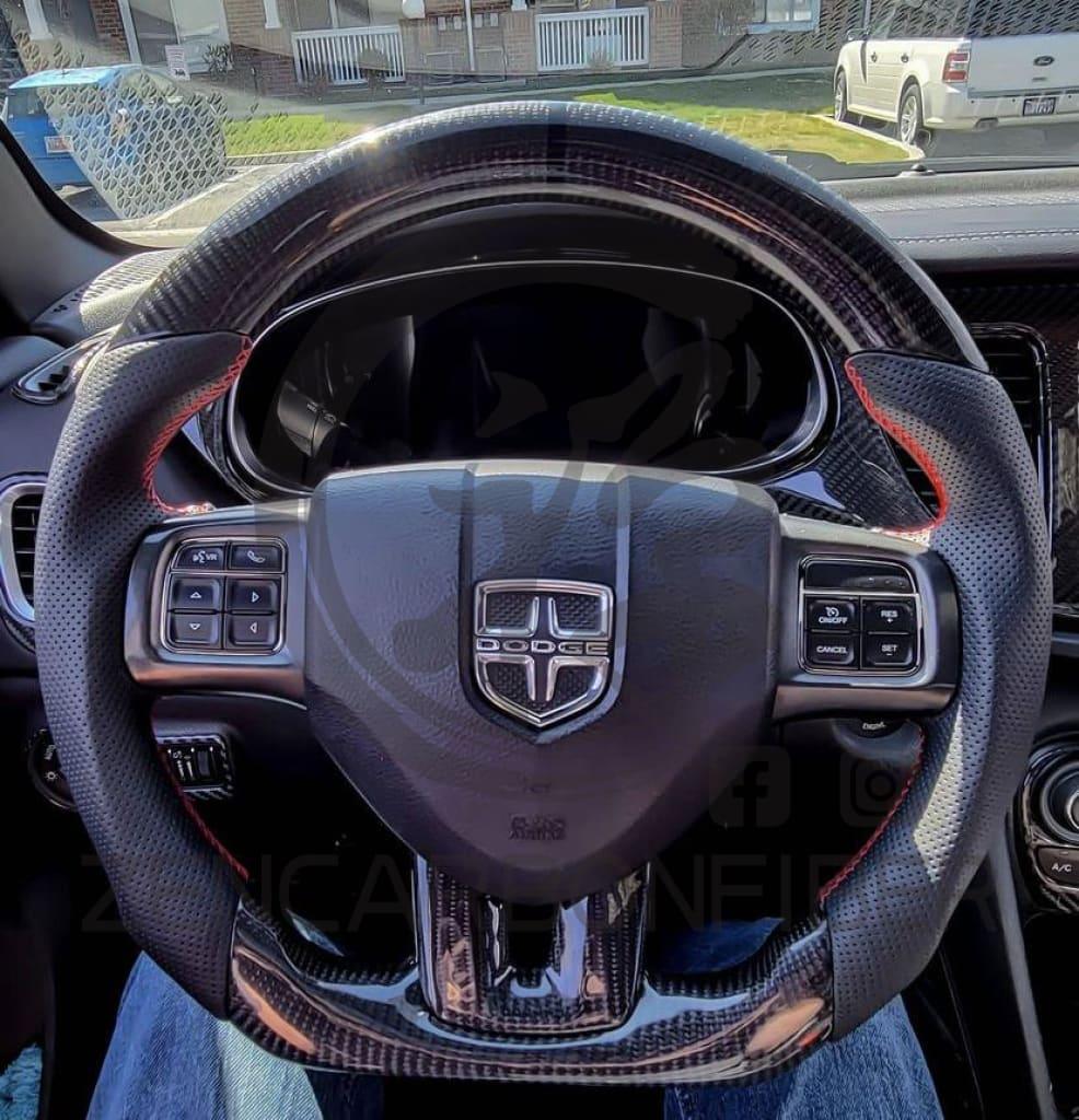 Dodge Dart/Avenger Carbon Fiber Steering Wheel