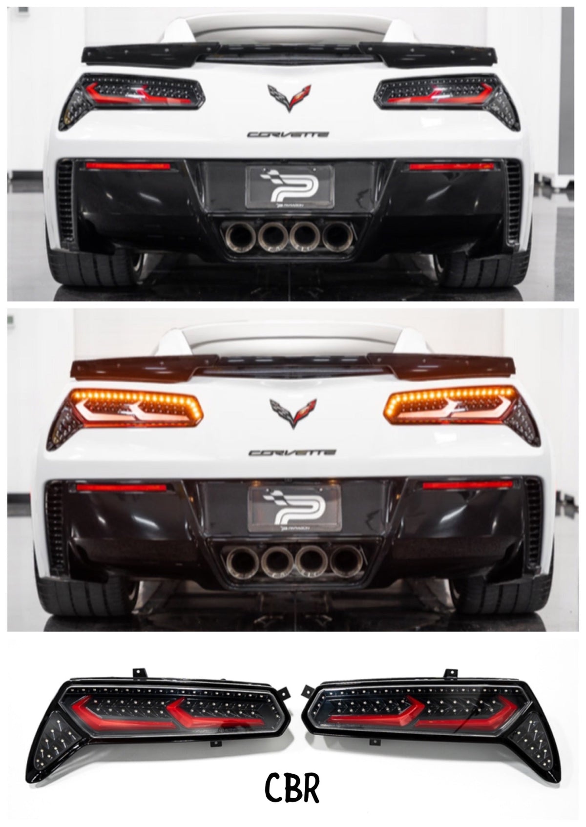 2014-2019 C7 Corvette C8-Style Sequential LED Tail Lights [Auto Revitalization]