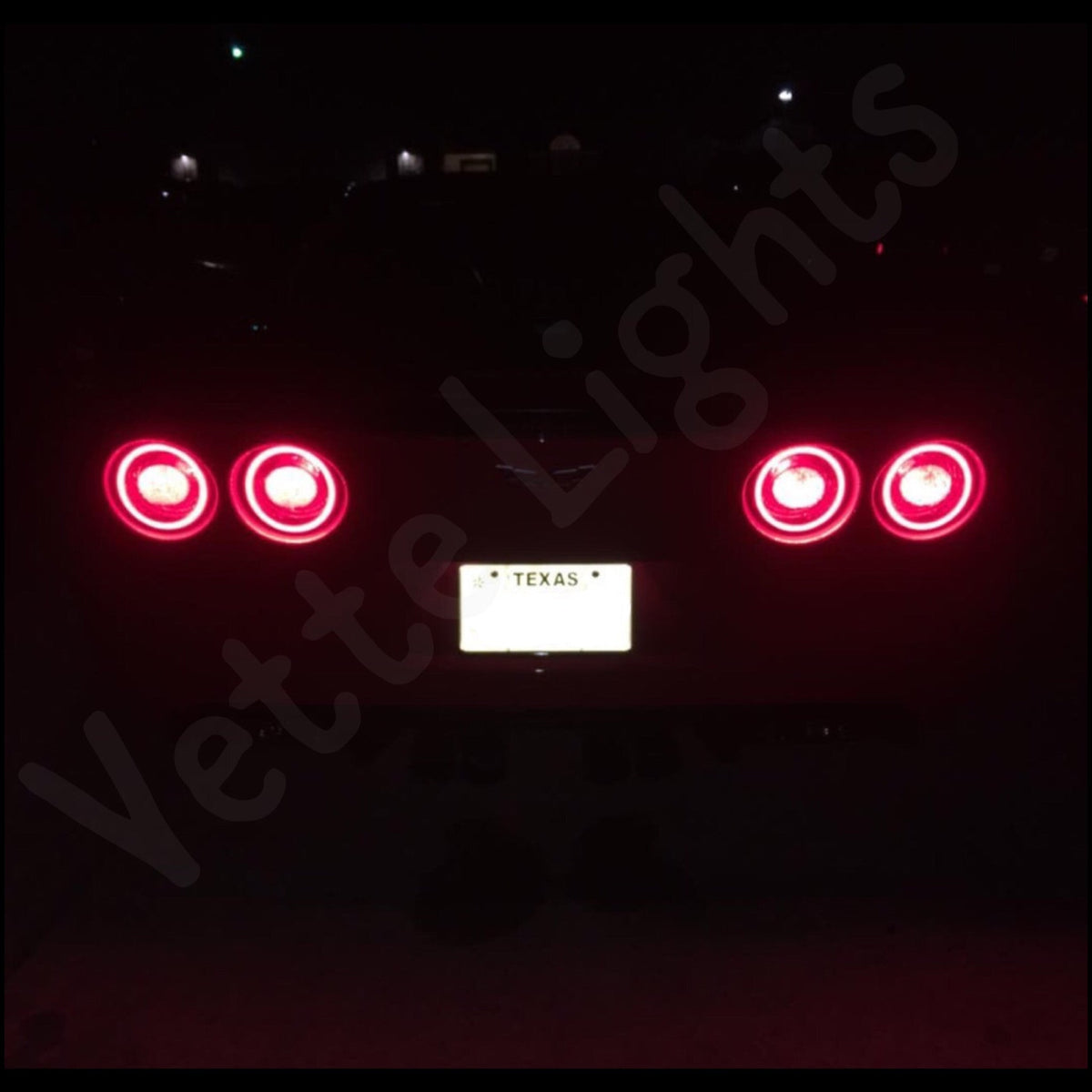 2005-2013 C6 Corvette Oracle Tail Light Halo Rings