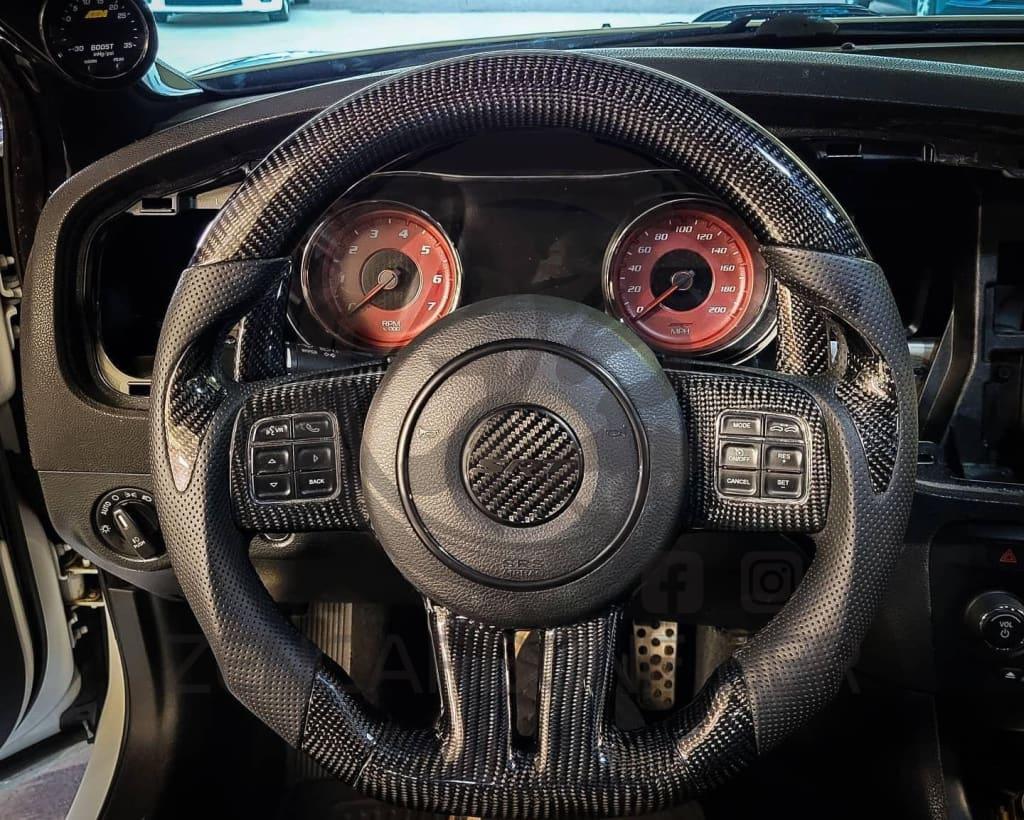 2012-2014 Dodge/Jeep/Chrysler SRT8 Carbon Fiber Steering Wheel