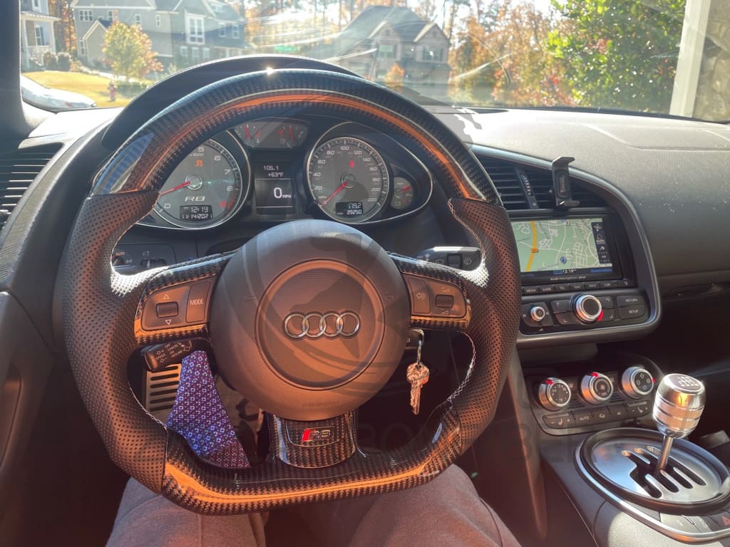 2006-2015 Audi R8/TT Carbon Fiber Steering Wheel