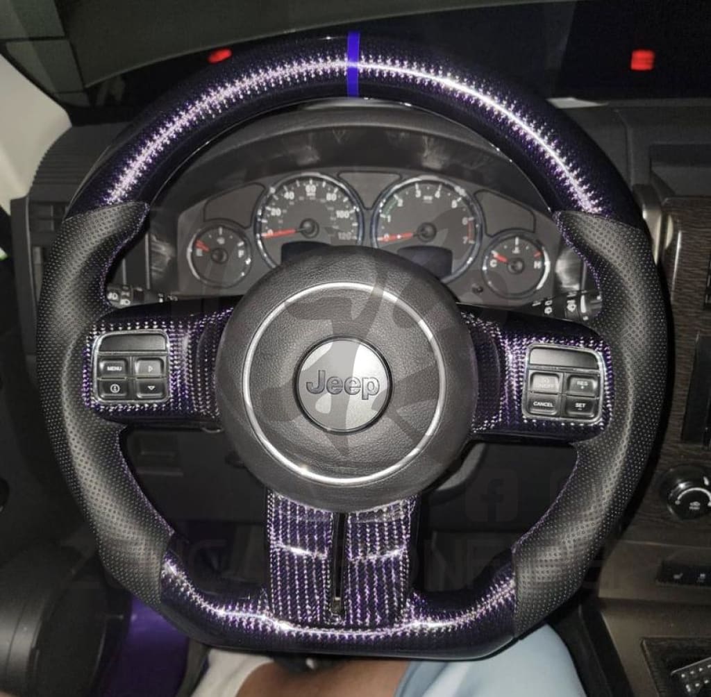 2011-2018 Jeep Wrangler JK Carbon Fiber Steering Wheel
