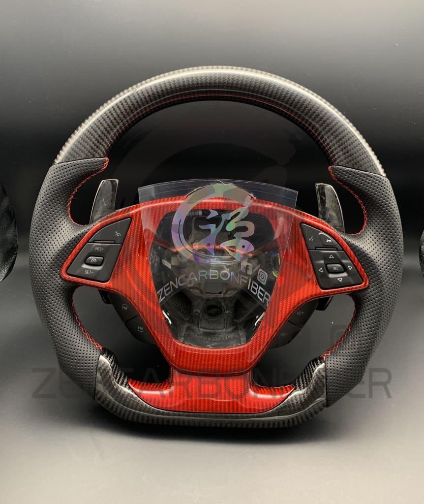 2014-2019 Chevrolet C7 Corvette Carbon Fiber Steering Wheel
