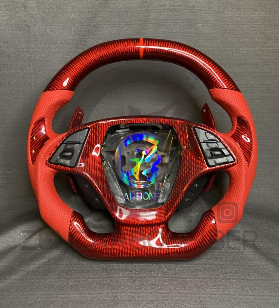 2014-2019 Chevrolet C7 Corvette Carbon Fiber Steering Wheel