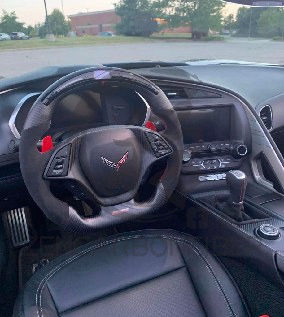 2014-2019 Chevrolet C7 Corvette Carbon Fiber Steering Wheel