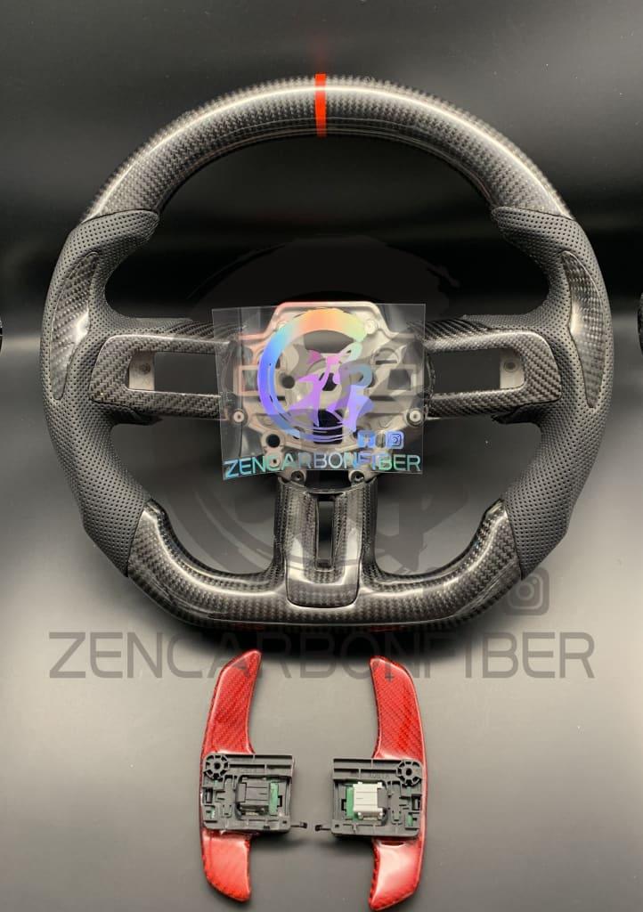 2015-2023 S550 Ford Mustang Carbon Fiber Steering Wheel