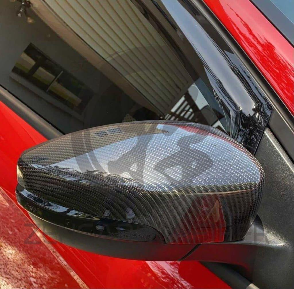2012+ Ford Focus ST/RS Carbon Fiber Mirror Caps Replacement