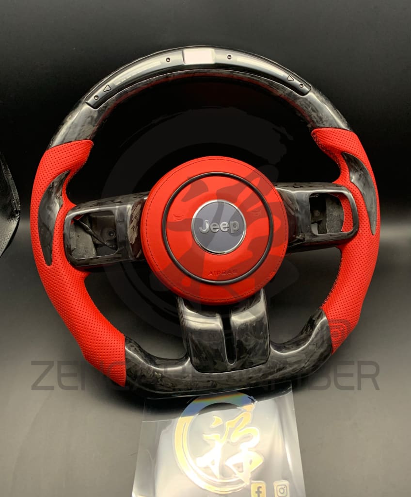 2011-2018 Jeep Wrangler JK Carbon Fiber Steering Wheel