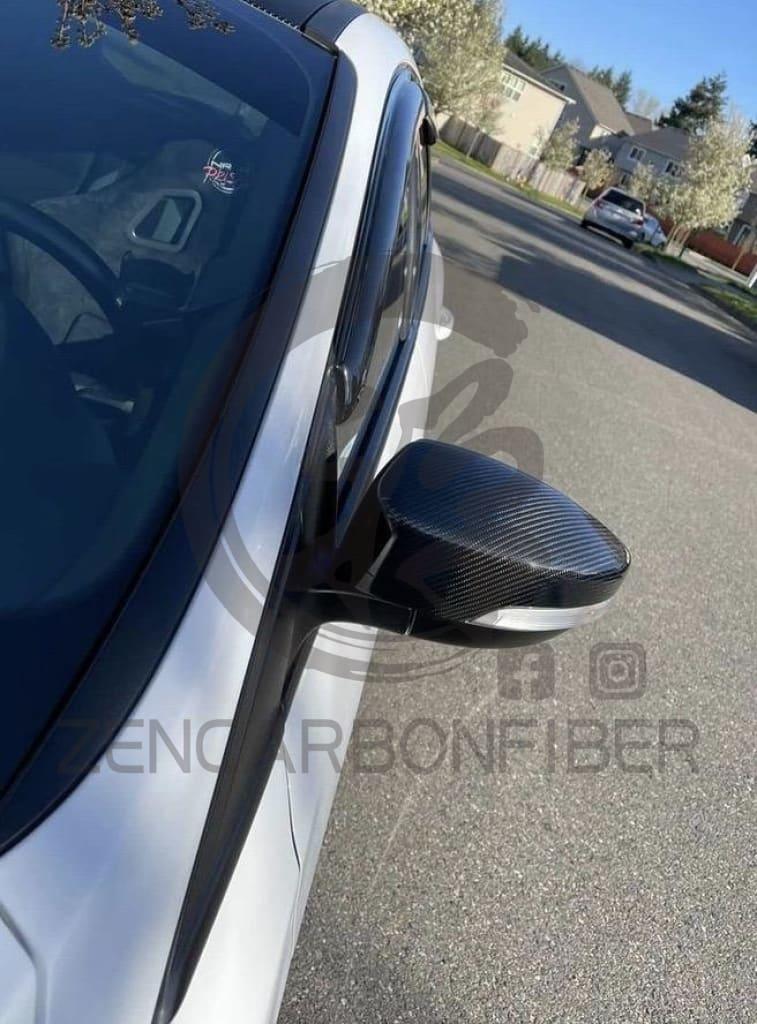 2012+ Ford Focus ST/RS Carbon Fiber Mirror Caps Replacement