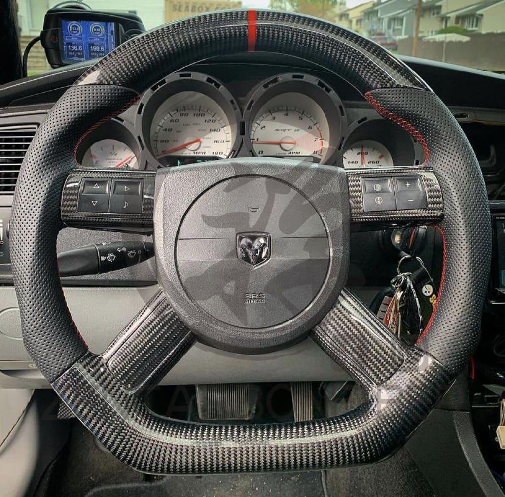 2005-2010 Chrysler 300/ Dodge Charger/Challenger/Magnum Carbon Fiber Steering Wheel