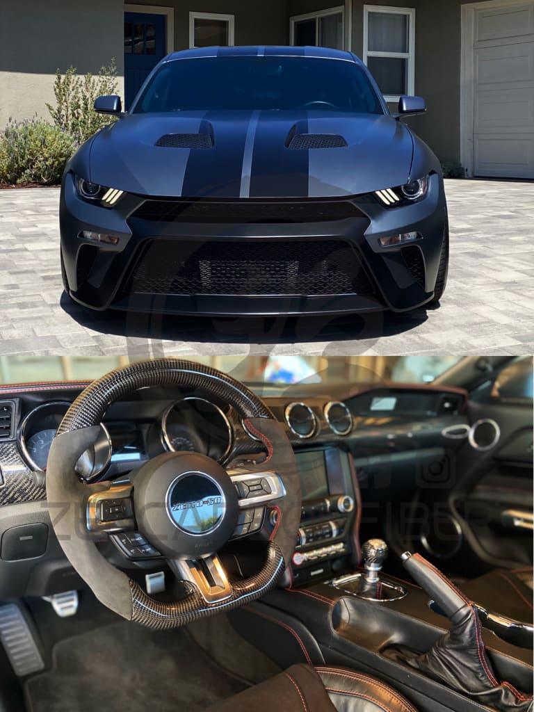 2015-2023 S550 Ford Mustang Carbon Fiber Steering Wheel