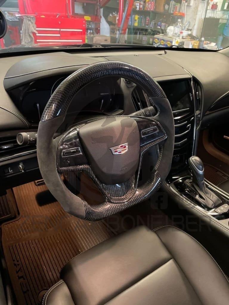 2013-2019 Cadillac ATS/CTS Carbon Fiber Steering Wheel