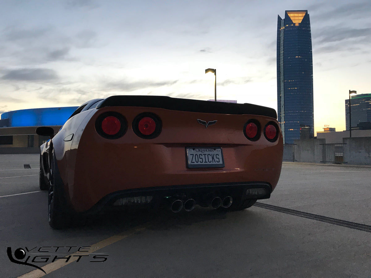 2005-2013 C6 Corvette Envy Halo LED Tail Lights (Set of 4)