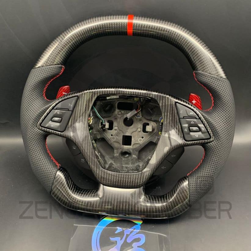2014-2019 Chevrolet C7 Corvette Carbon Fiber Steering Wheel