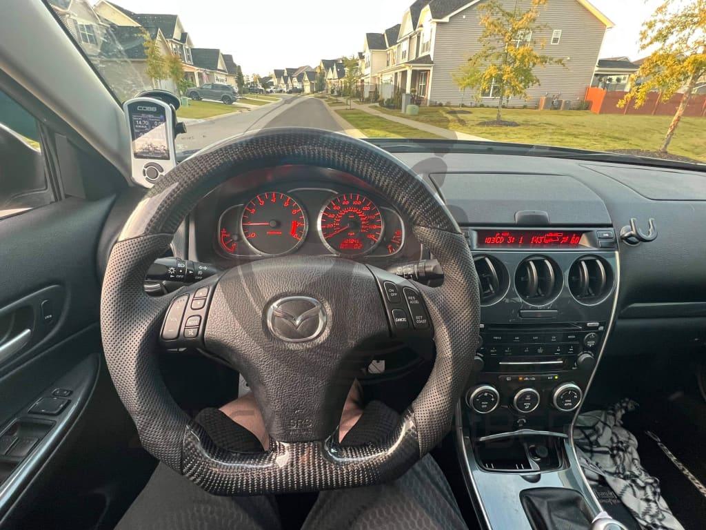 2003-2008 Mazdaspeed 6/Mazda6 Carbon Fiber Steering Wheel