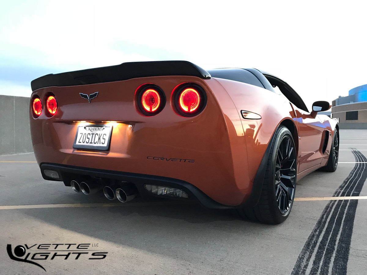 2005-2013 C6 Corvette Envy Halo LED Tail Lights (Set of 4)