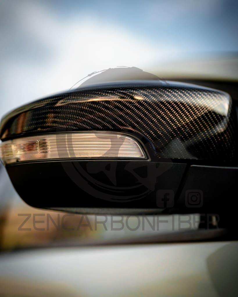 2012+ Ford Focus ST/RS Carbon Fiber Mirror Caps Replacement