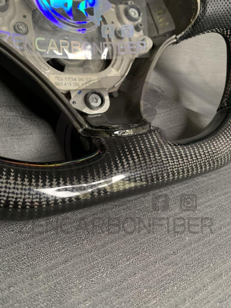 Audi B6 A4/S4/RS4/A6/S6/RS6 Carbon Fiber Steering Wheel
