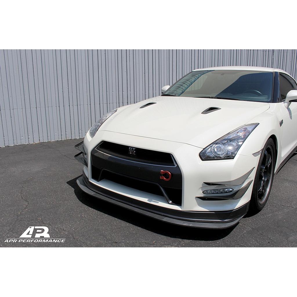 Nissan GTR R35  2012-2016 - Carbon Fiber Front Bumper  Canards