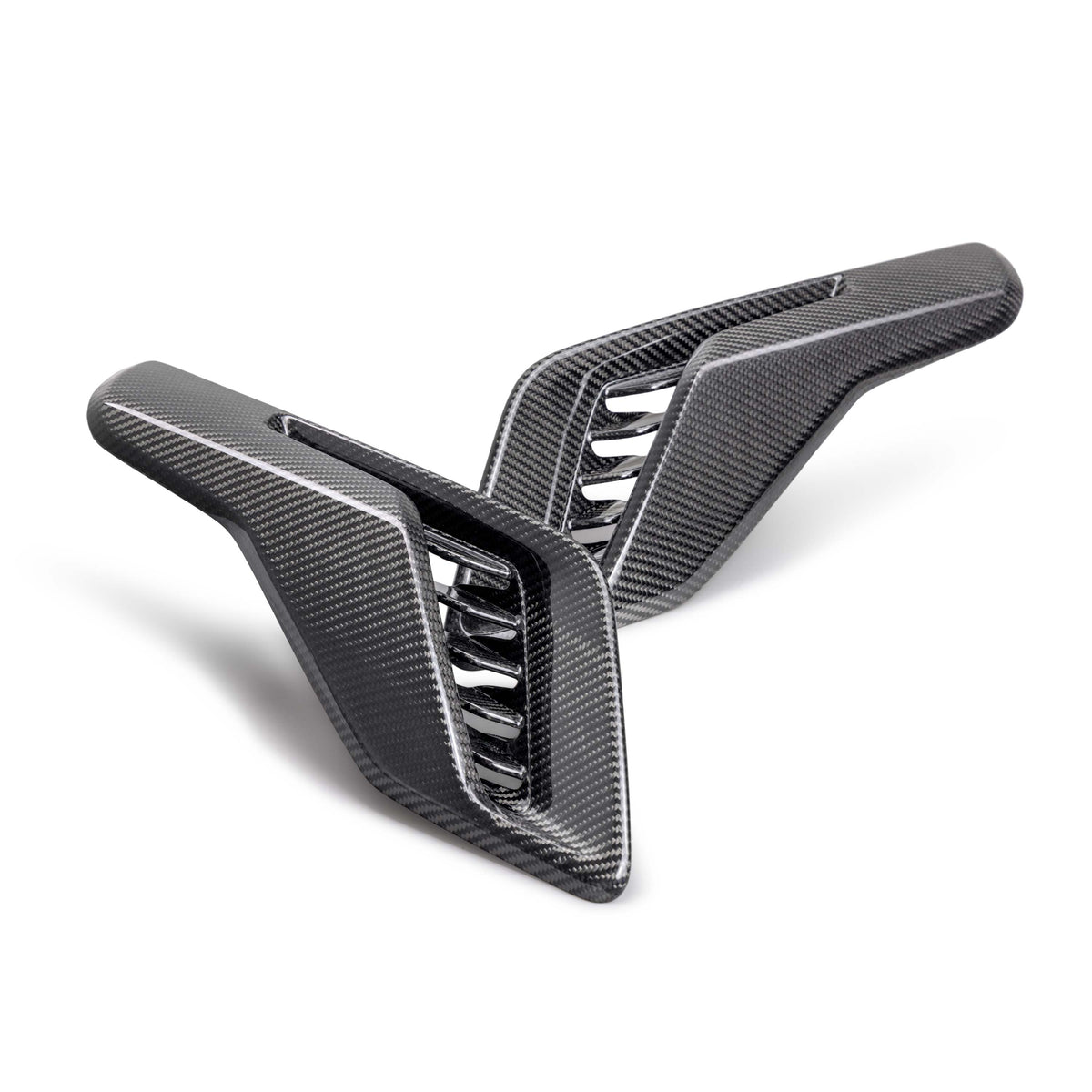 2021-2026 FORD F-150 RAPTOR CARBON FIBER FENDER VENT SET - GLOSS