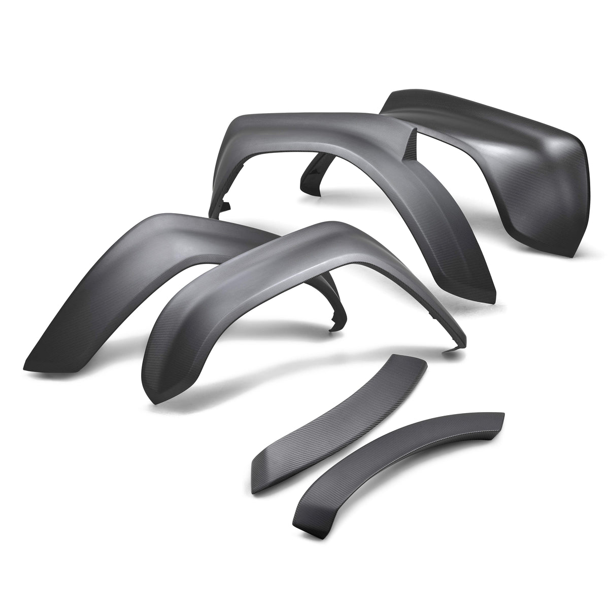 2022-24 Bronco Raptor Carbon Fiber Fender Flare Kit - Matte