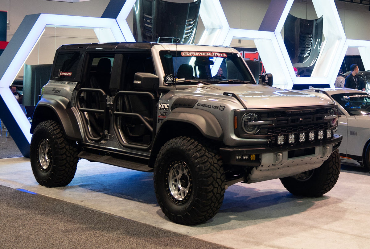 2022-24 Bronco Raptor Carbon Fiber Fender Flare Kit - Matte