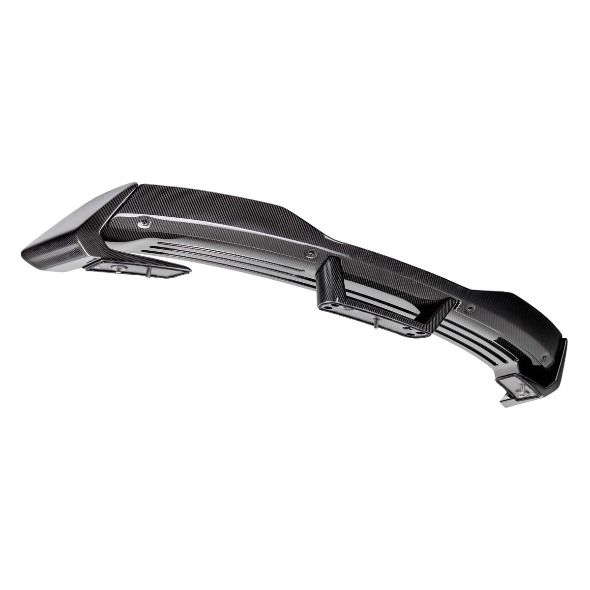 2024 Ford S650 Mustang Darkhorse Performance Package Carbon Fiber Rear Spoiler with Gurney Flap (Gloss Finish)