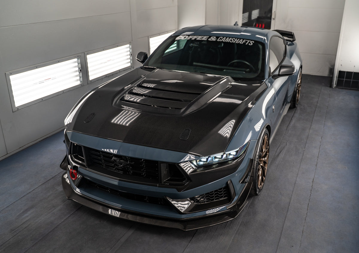 2024+ Ford Mustang Carbon Fiber Dark Horse SC Hood
