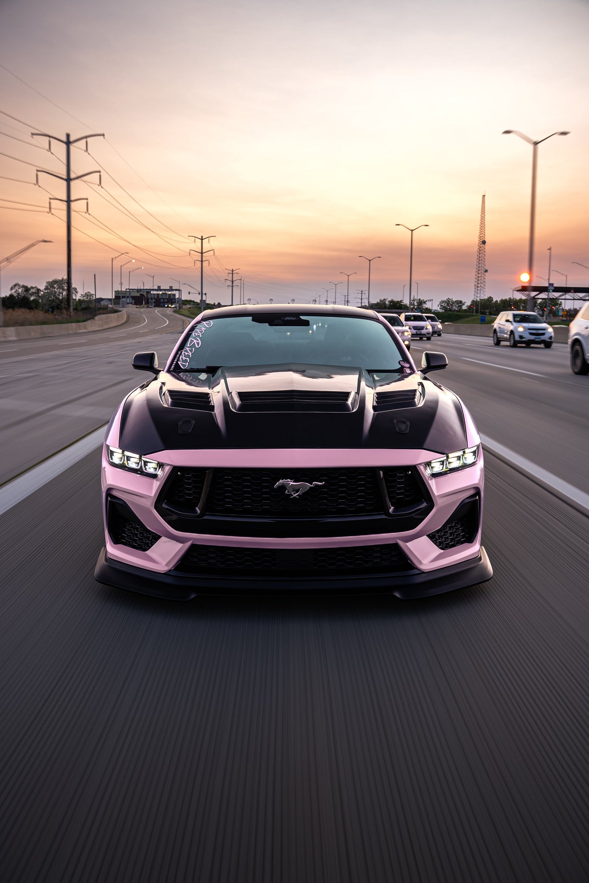 2024+ Mustang Carbon Fiber GT3 Hood