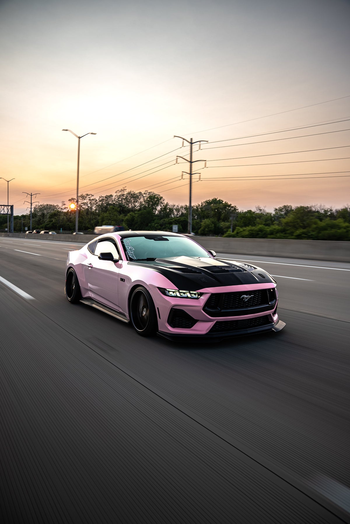 2024+ Mustang Carbon Fiber GT3 Hood