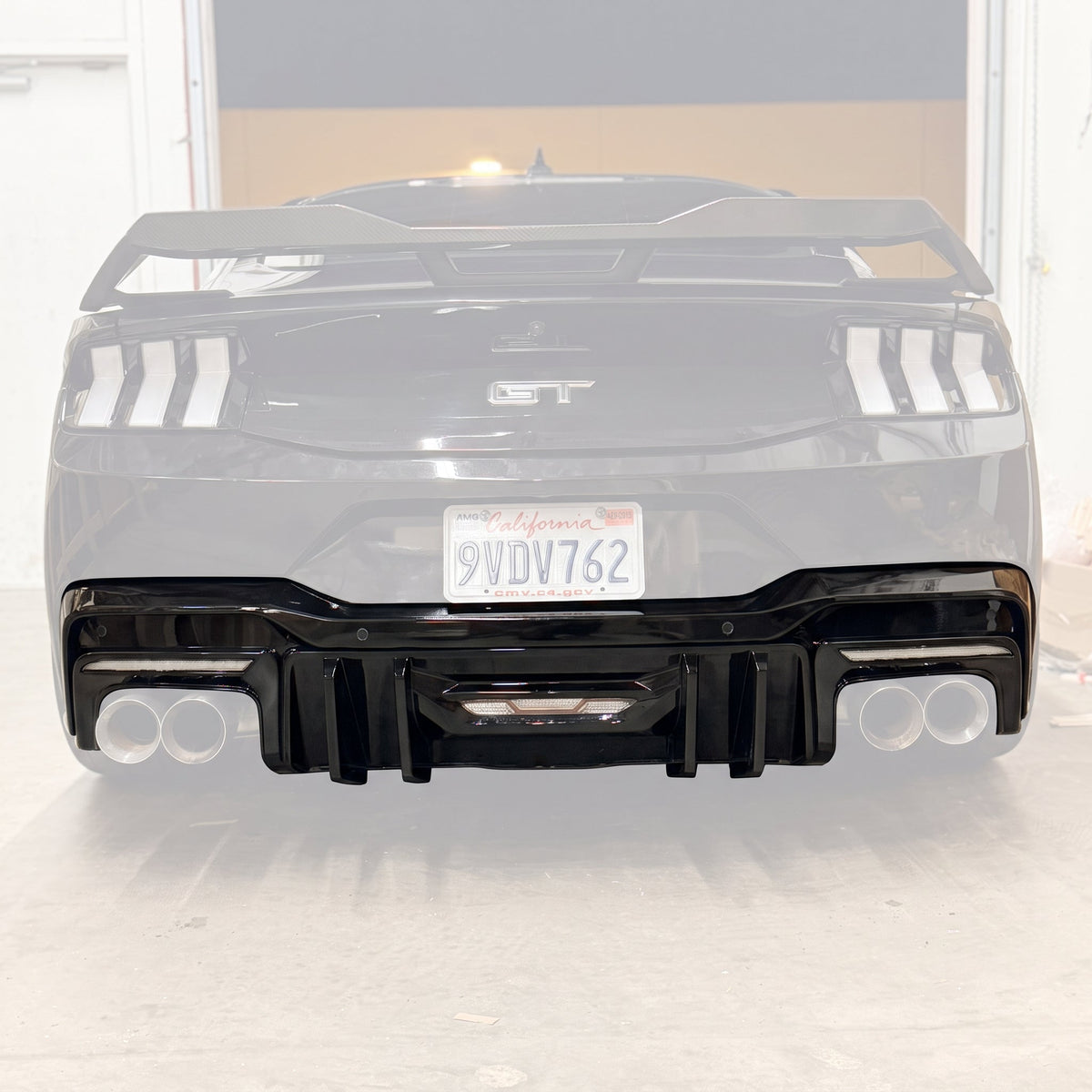 2024+ Mustang V2 Gloss Black Diffuser