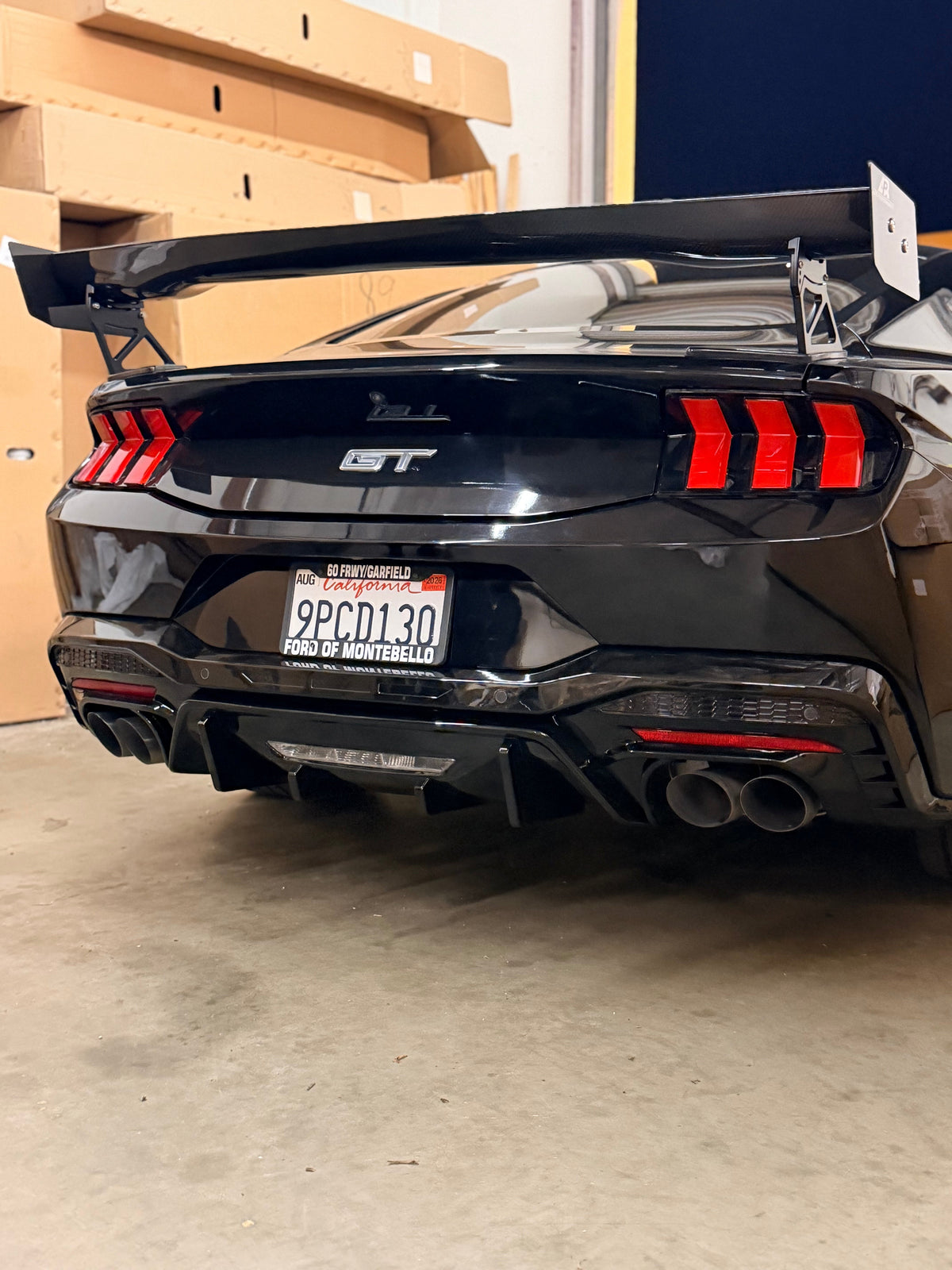 2024+ Mustang V3 Gloss Black Diffuser
