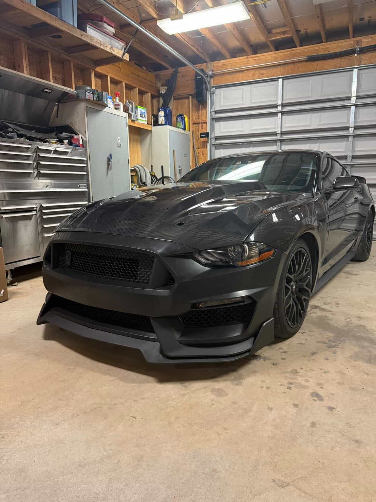 2015-2023 Mustang Carbon Fiber Viper AMS hood
