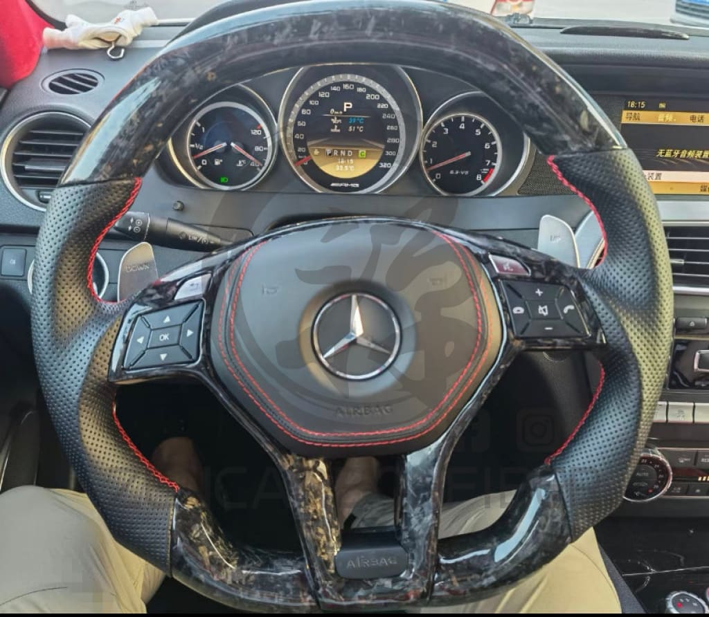 Mercedes Benz Carbon Fiber Steering Wheel