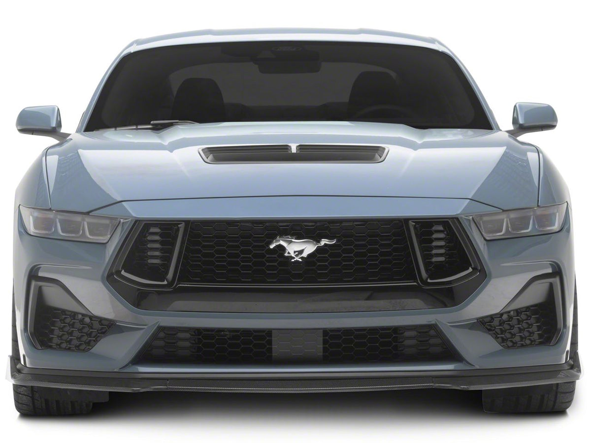 MMD 3-Piece Chin Spoiler; Carbon Fiber (24-26 Mustang GT, EcoBoost)