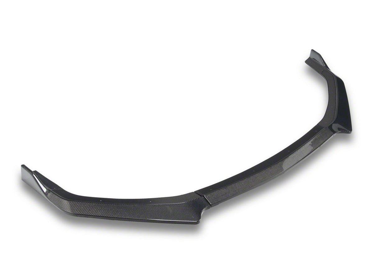 MMD 3-Piece Chin Spoiler; Carbon Fiber (24-26 Mustang GT, EcoBoost)