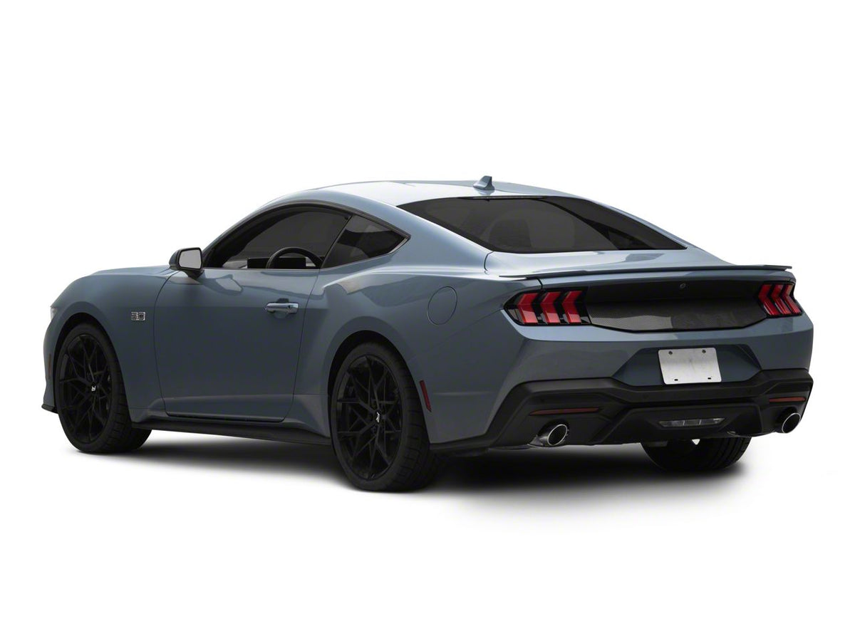 MMD Decklid Panel; Gloss Carbon Fiber (24-26 Mustang)