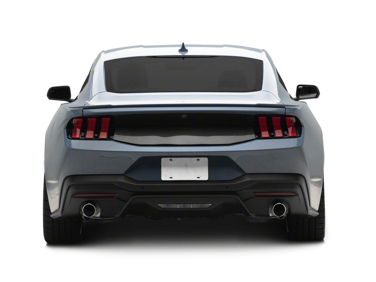 MMD Decklid Panel; Gloss Carbon Fiber (24-26 Mustang)