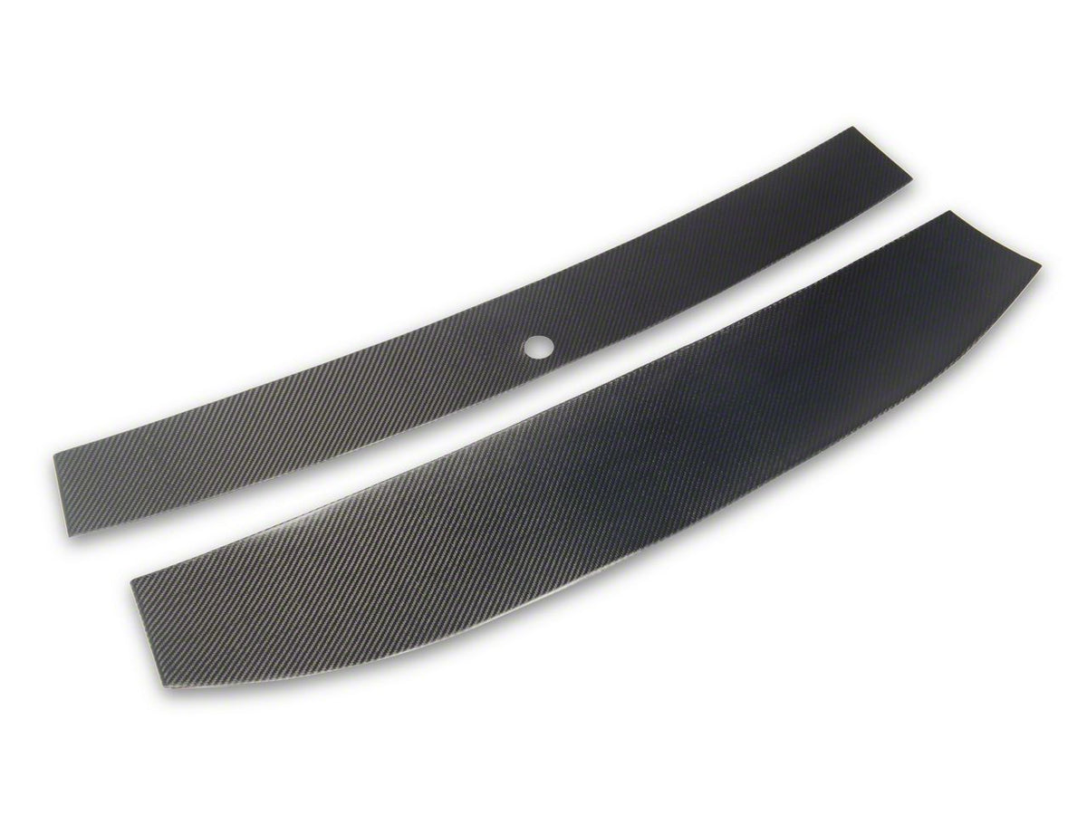MMD Decklid Panel; Matte Carbon Fiber (24-26 Mustang)