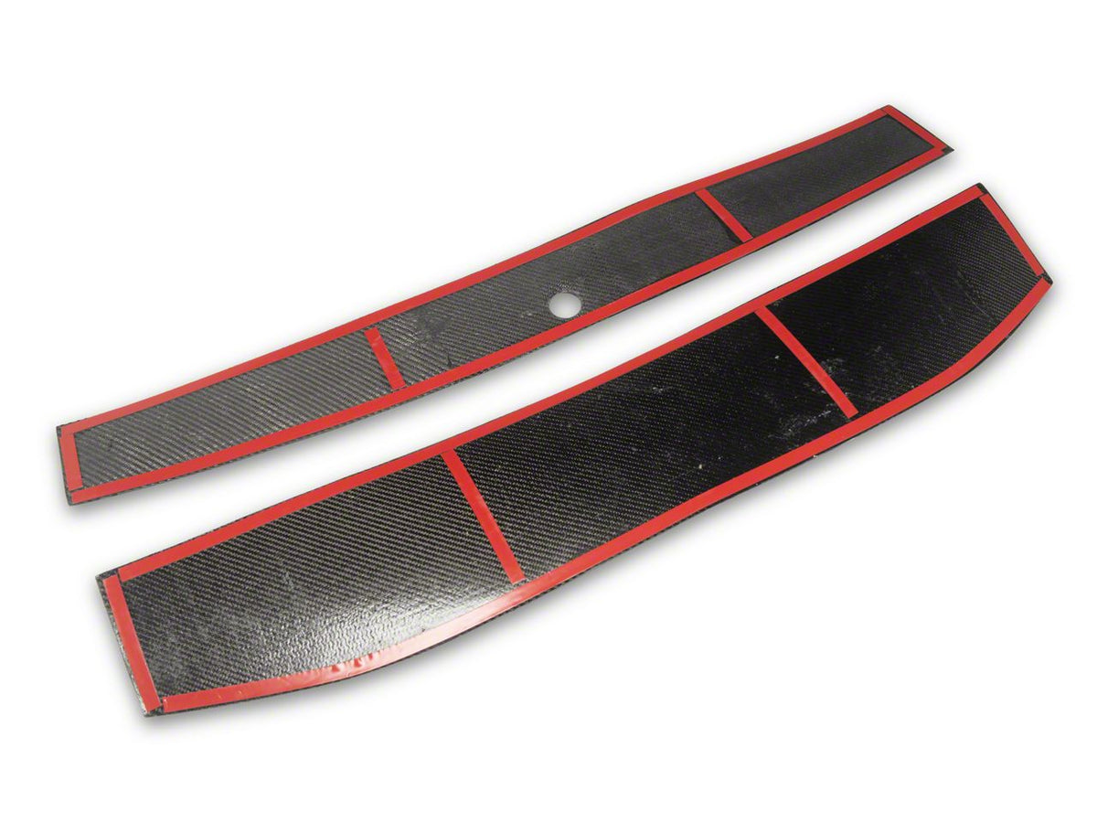 MMD Decklid Panel; Matte Carbon Fiber (24-26 Mustang)
