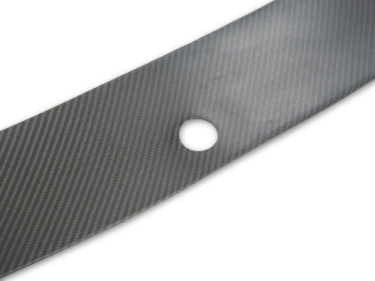 MMD Decklid Panel; Matte Carbon Fiber (24-26 Mustang)