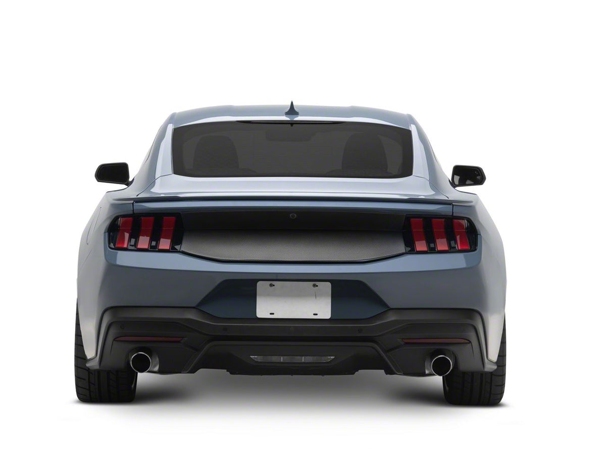 MMD Decklid Panel; Matte Carbon Fiber (24-26 Mustang)