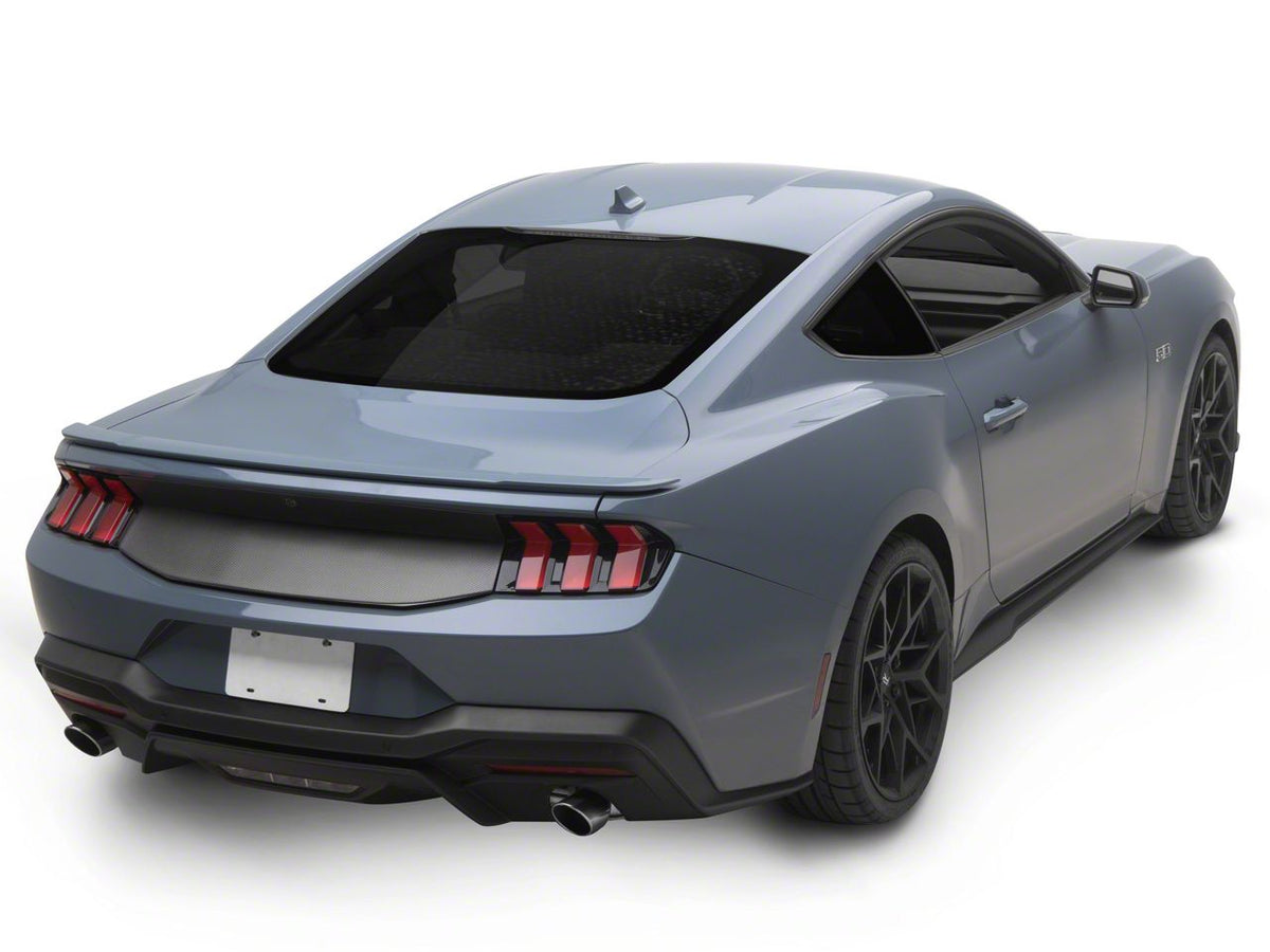 MMD Decklid Panel; Matte Carbon Fiber (24-26 Mustang)