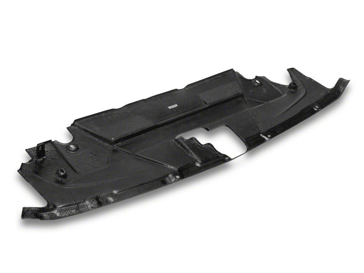 MMD Radiator Cover; Carbon Fiber (24-26 Mustang)