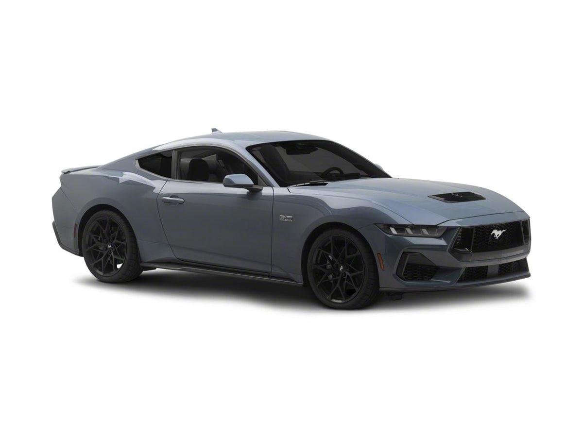 MMD Side Skirts; Carbon Fiber (24-26 Mustang)