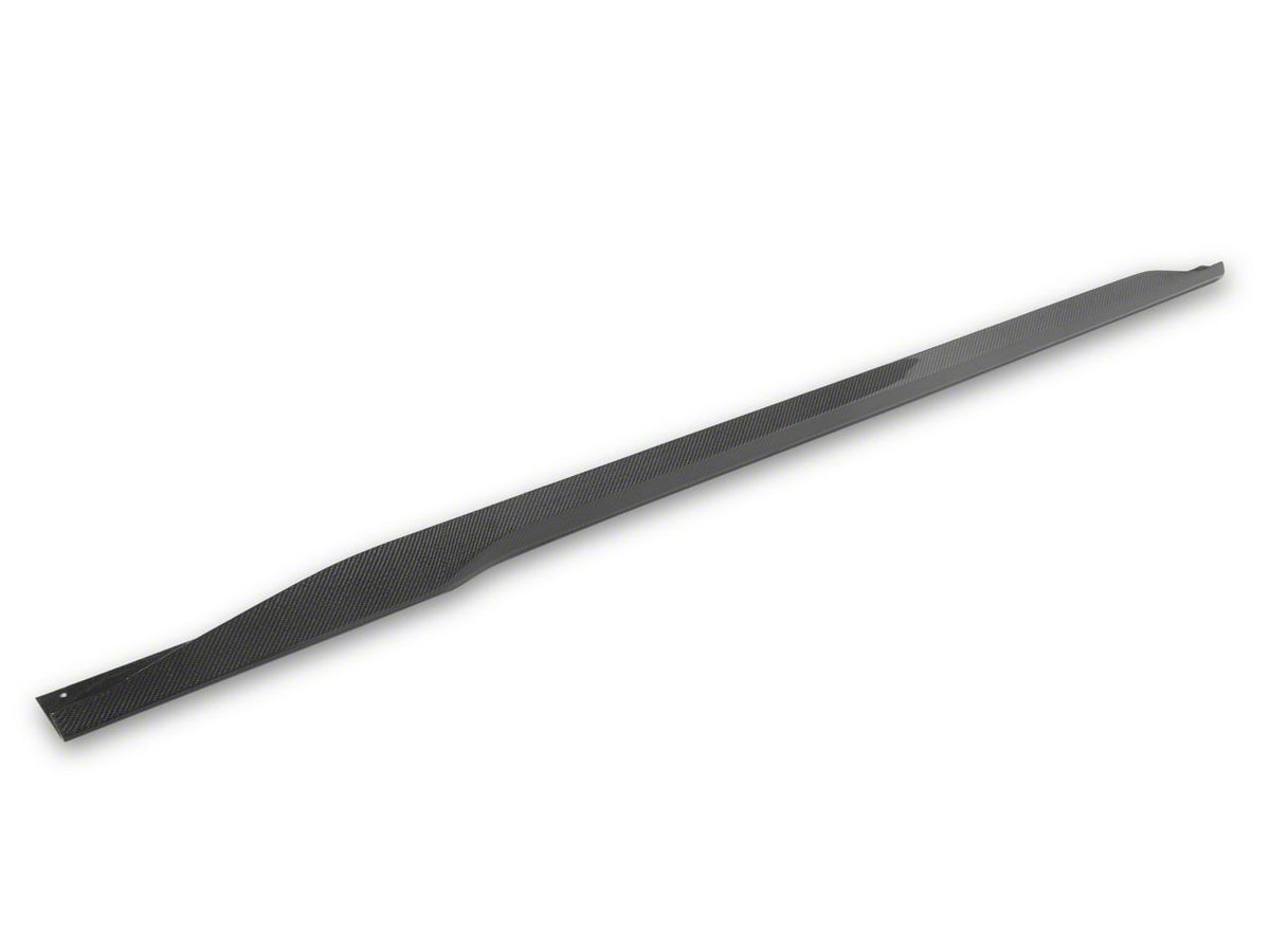 MMD Side Skirts; Carbon Fiber (24-26 Mustang)