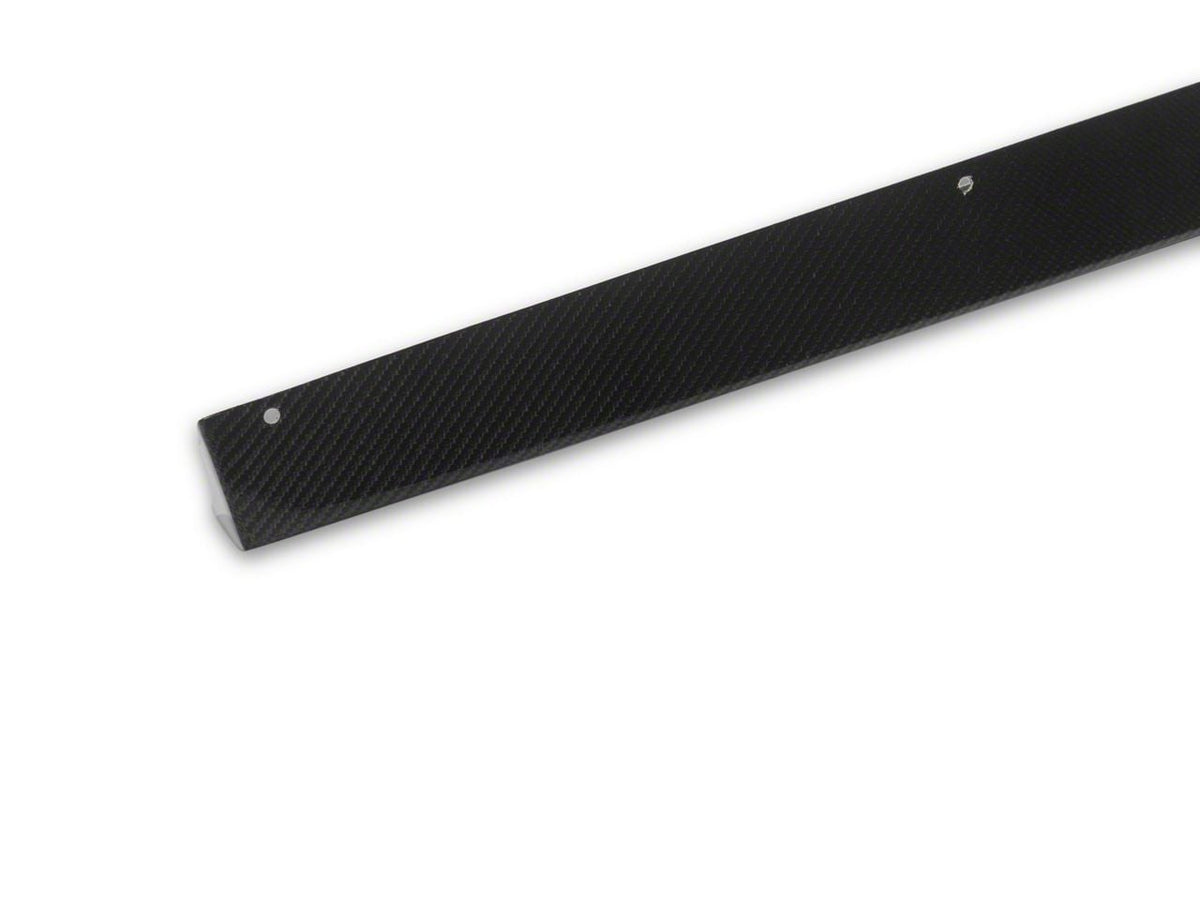 MMD Side Skirts; Carbon Fiber (24-26 Mustang)