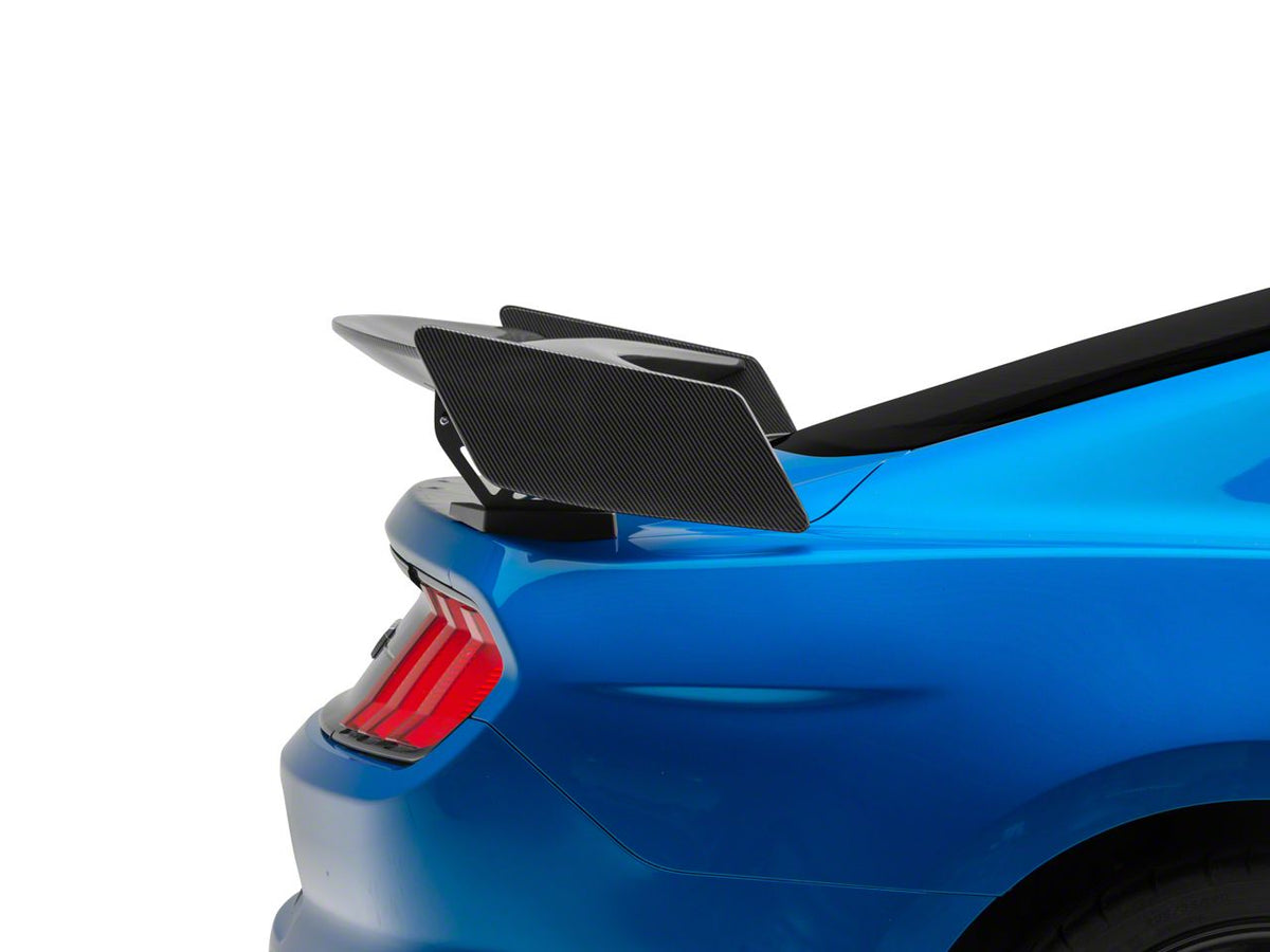 MP Concepts GT500 Track Pack Style Rear Spoiler; Carbon Fiber Appearance (15-23 Mustang Fastback)