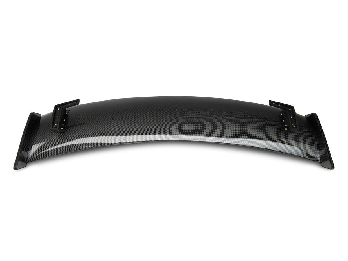 MP Concepts GT500 Track Pack Style Rear Spoiler; Carbon Fiber Appearance (15-23 Mustang Fastback)