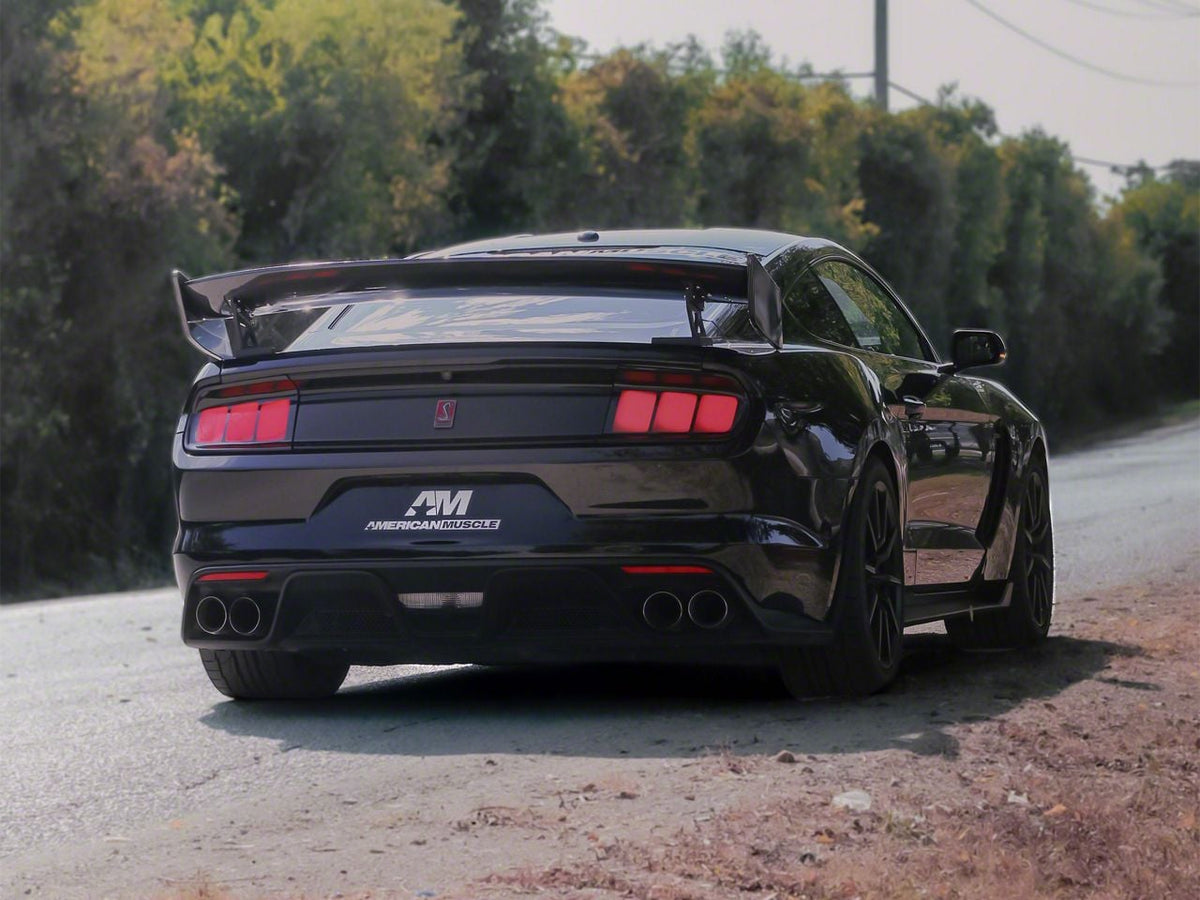 MP Concepts GT500 Track Pack Style Rear Spoiler; Carbon Fiber Appearance (15-23 Mustang Fastback)